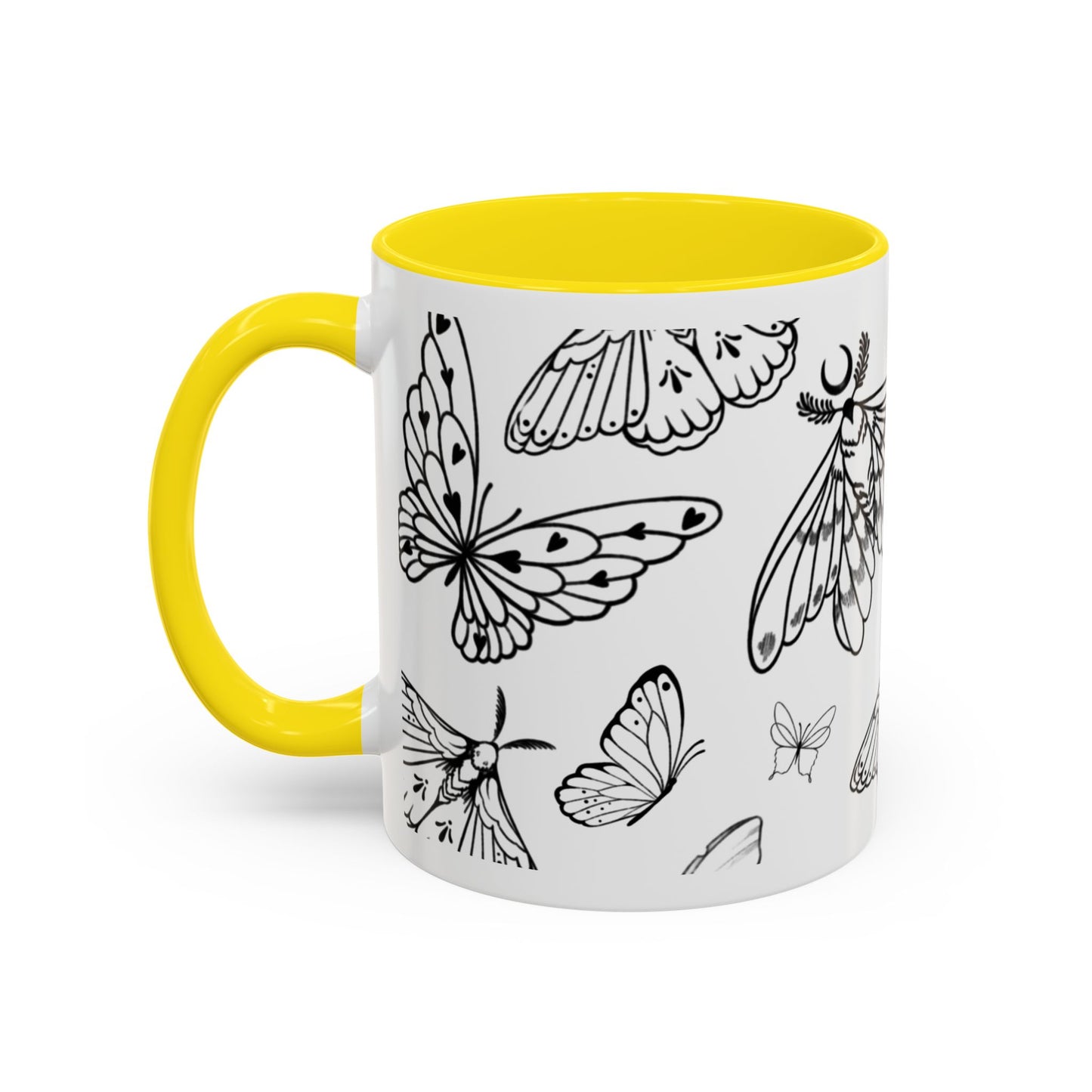 White Butterfly Mug
