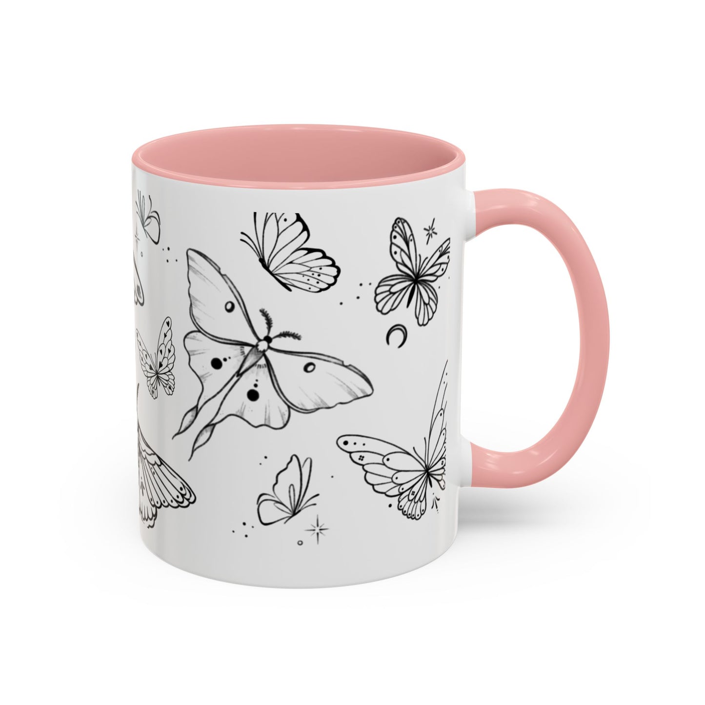 White Butterfly Mug
