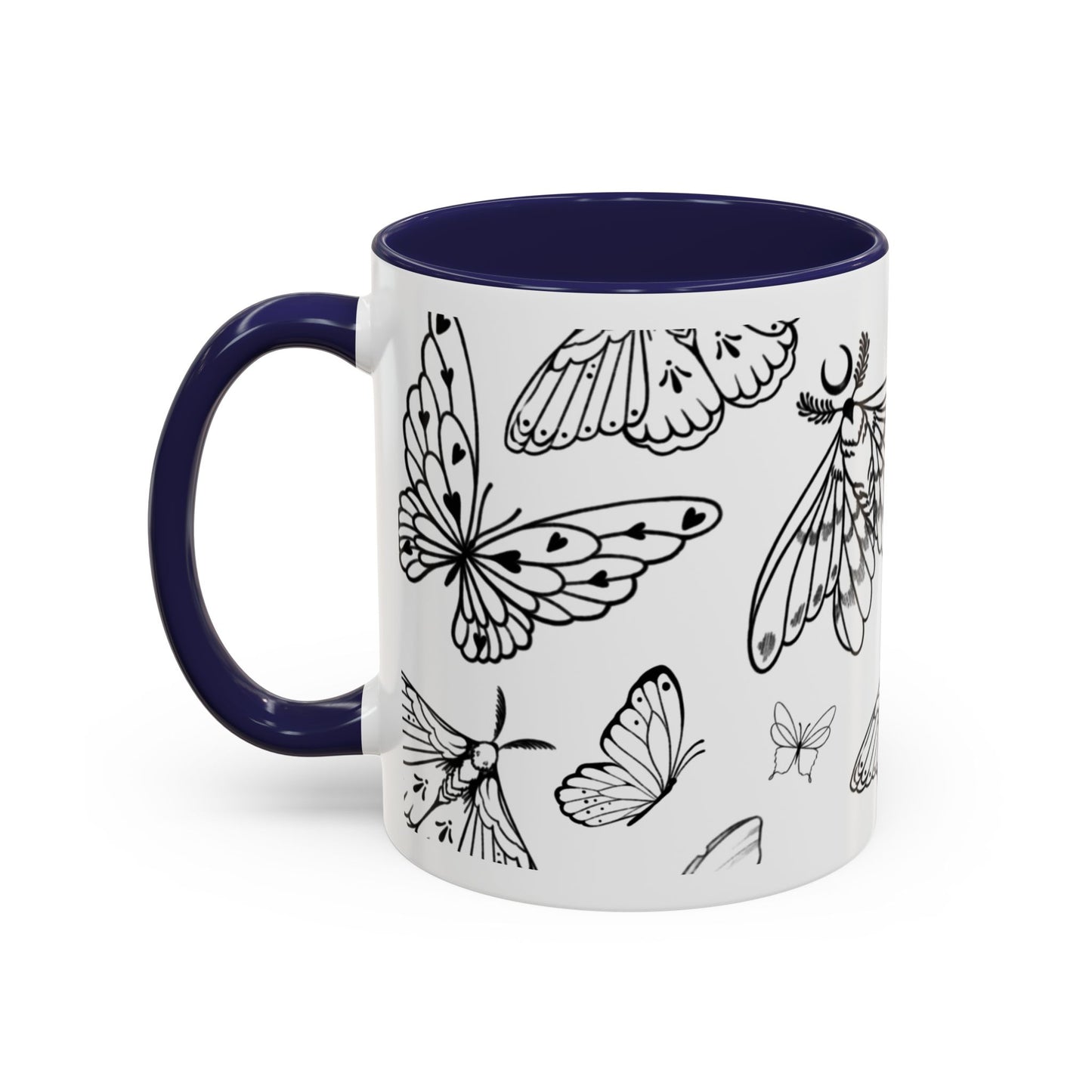 White Butterfly Mug