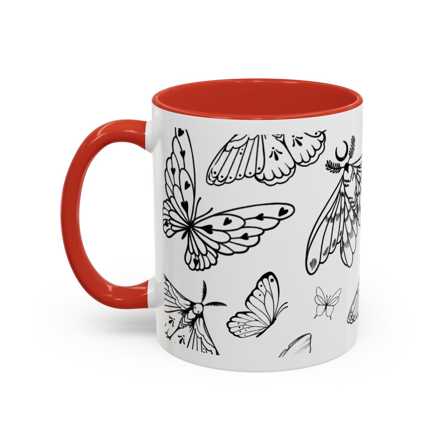 White Butterfly Mug