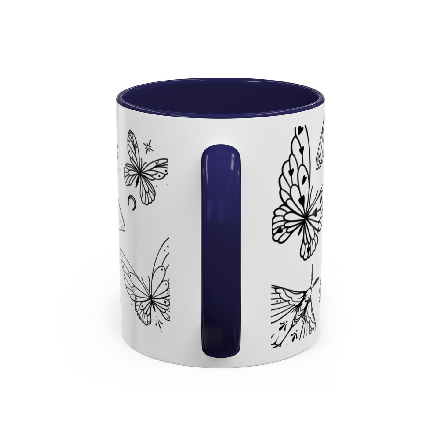 White Butterfly Mug