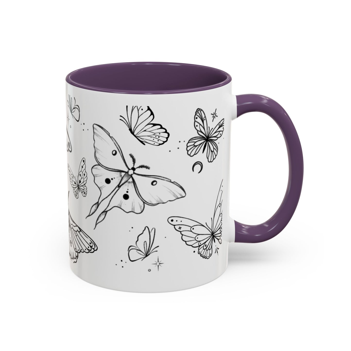 White Butterfly Mug
