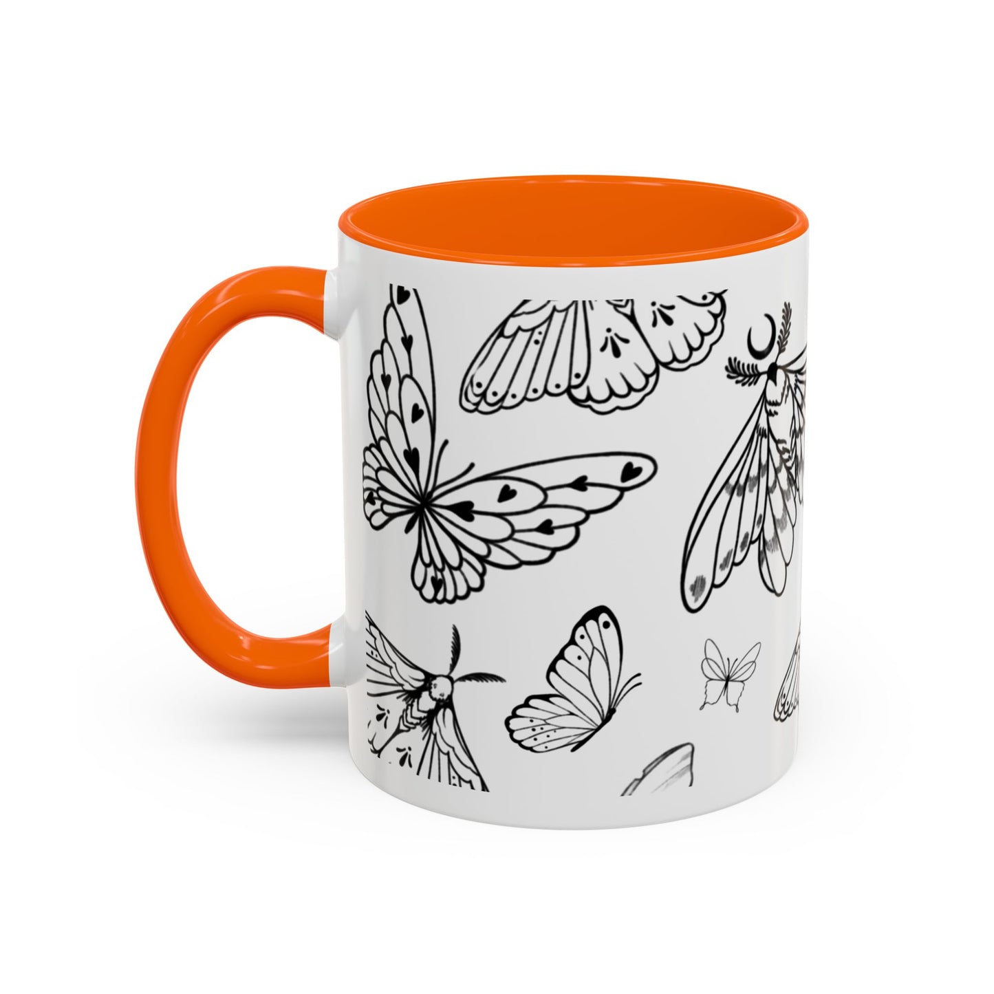 White Butterfly Mug