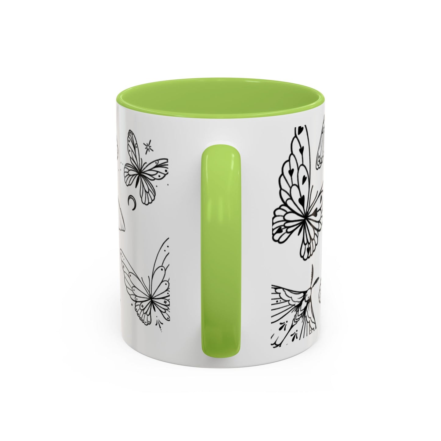 White Butterfly Mug