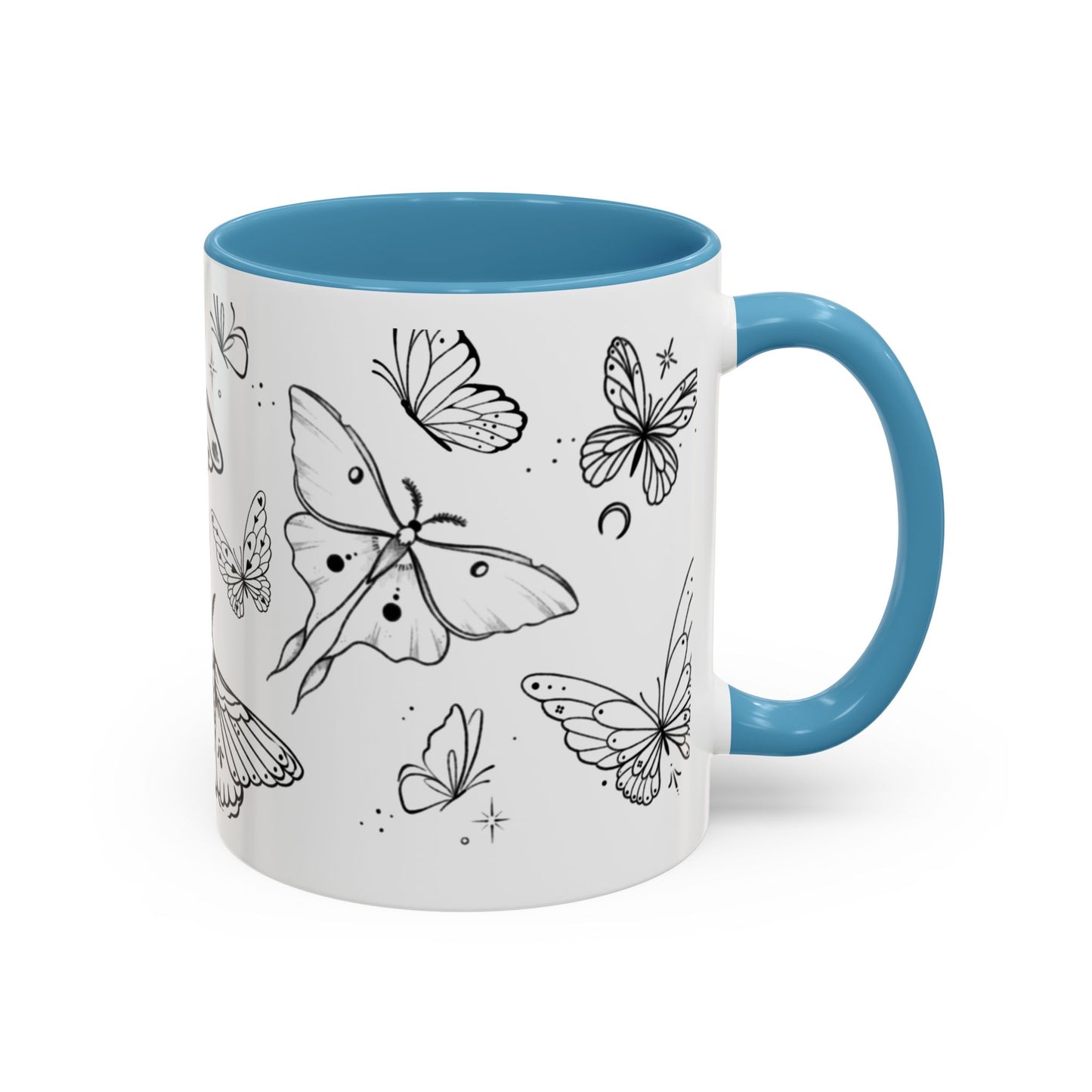 White Butterfly Mug