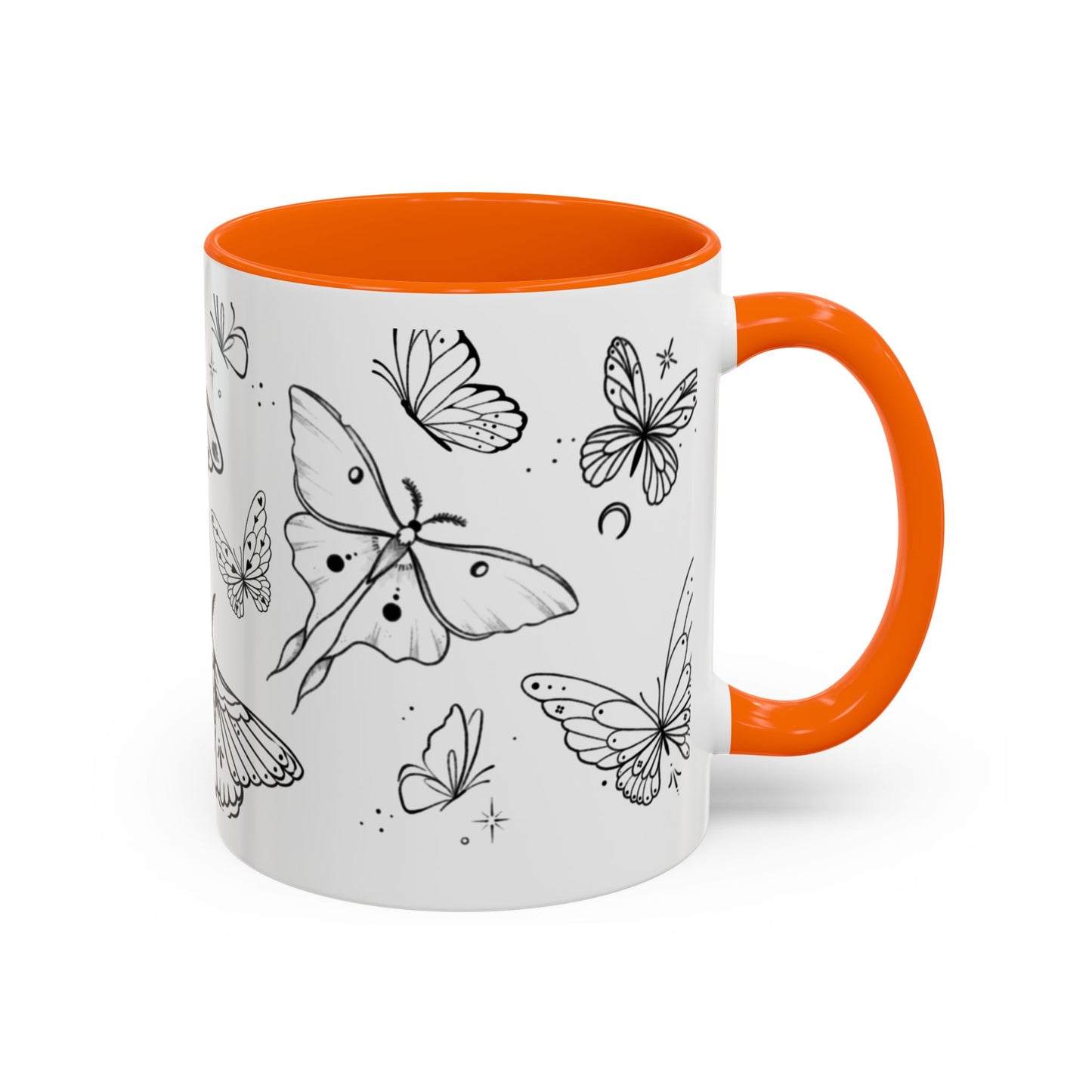 White Butterfly Mug