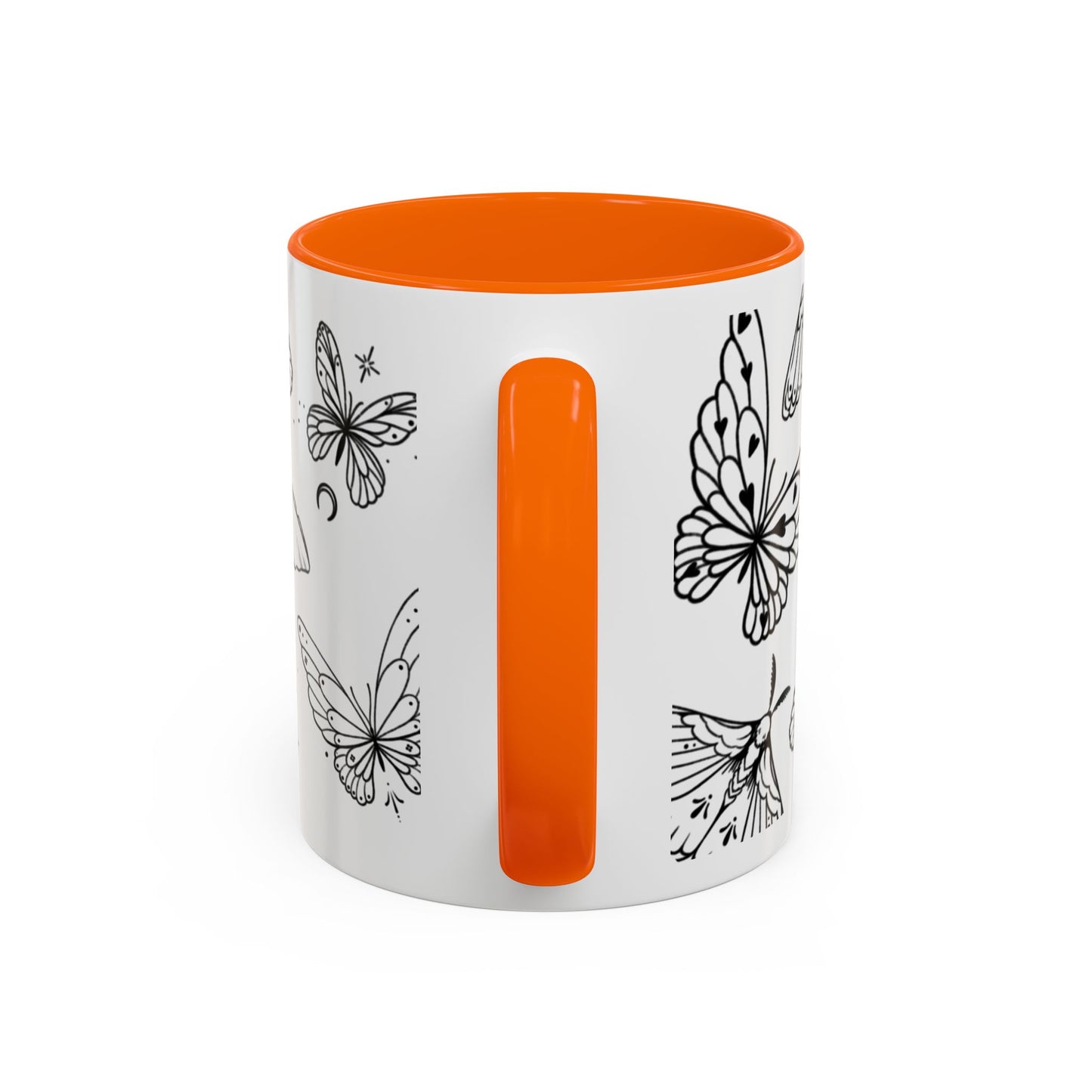 White Butterfly Mug