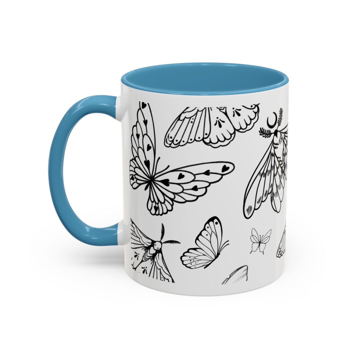 White Butterfly Mug