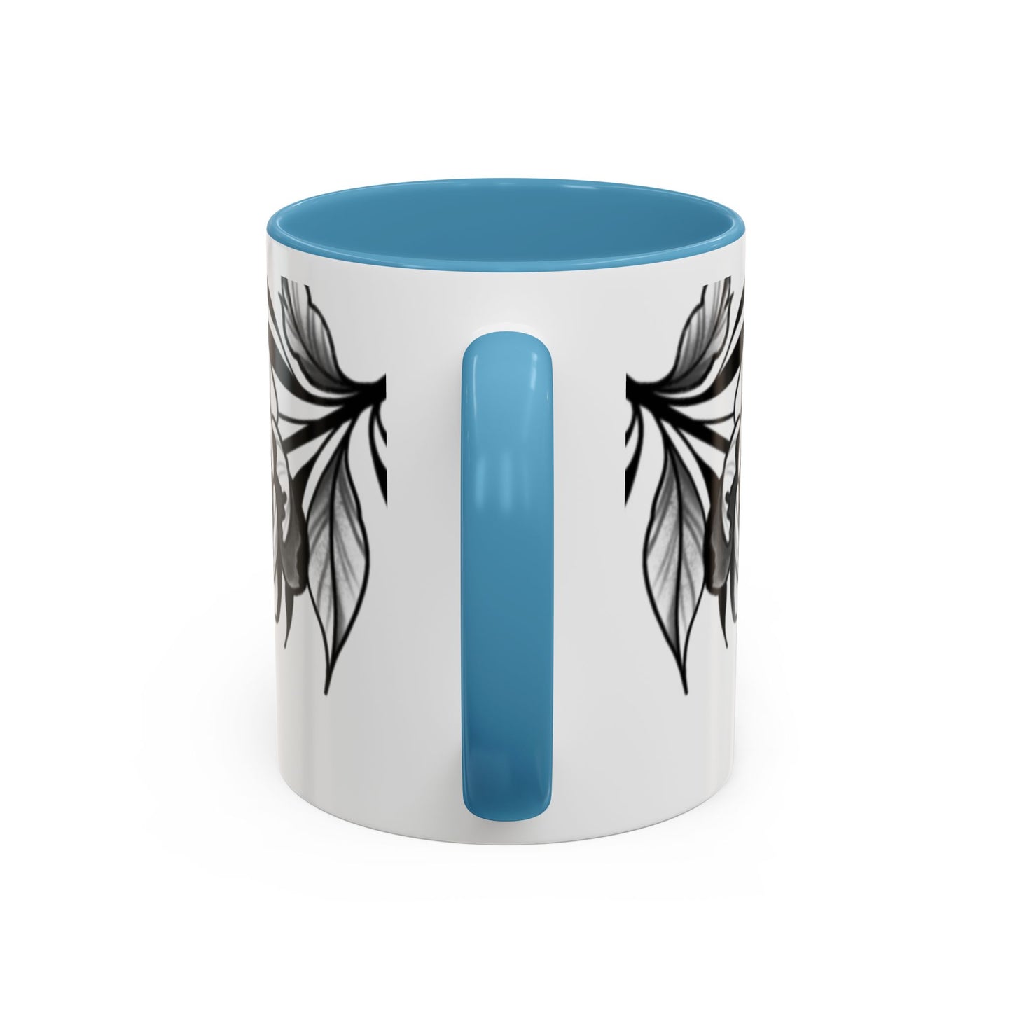 Flower mug (white background)