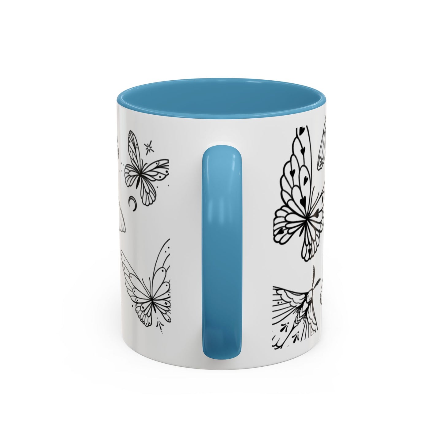 White Butterfly Mug