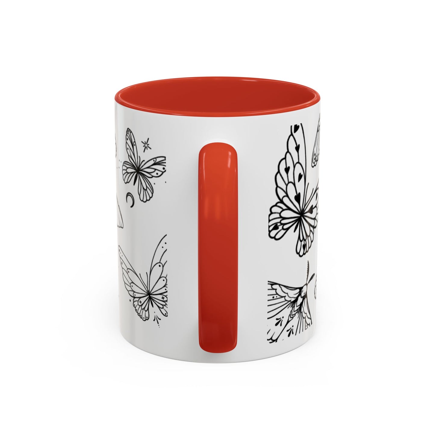 White Butterfly Mug