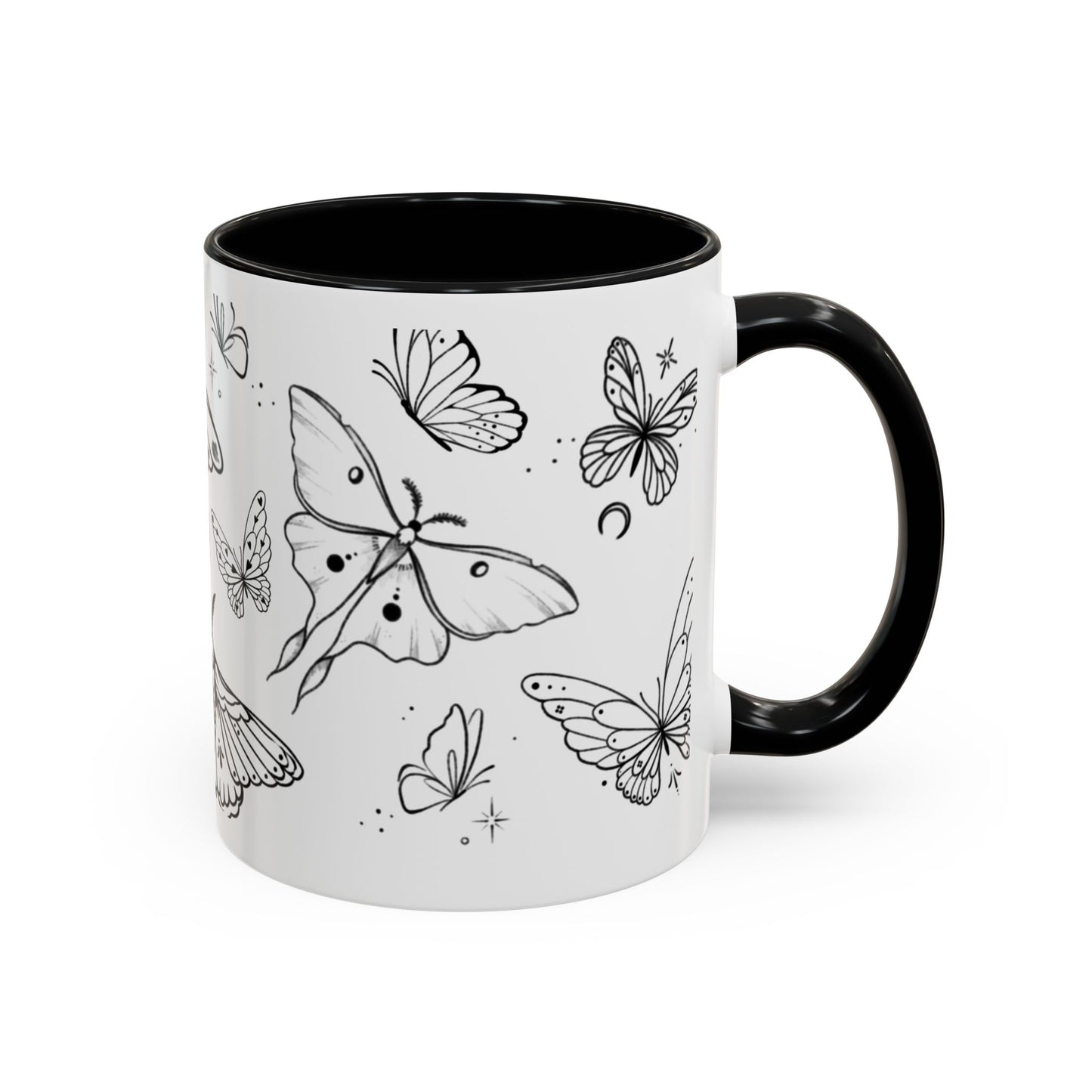 White Butterfly Mug
