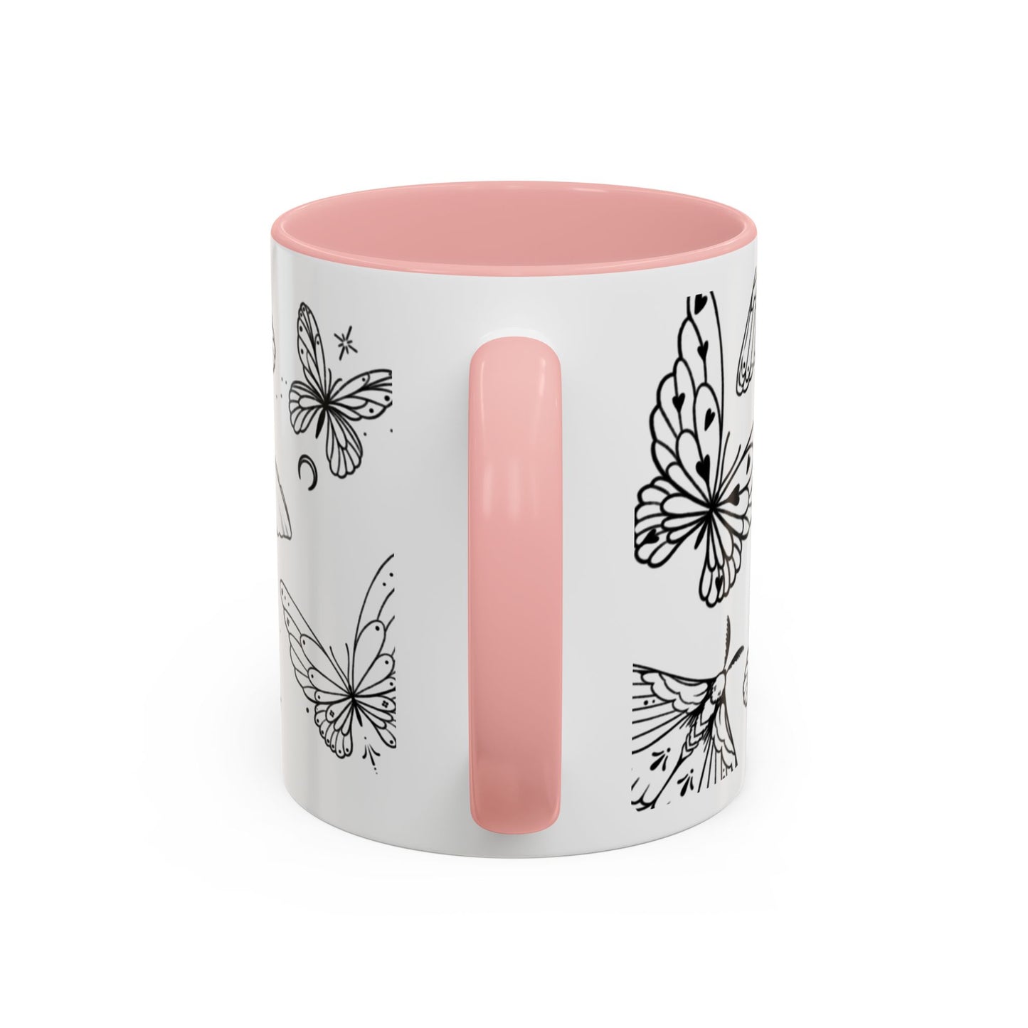White Butterfly Mug