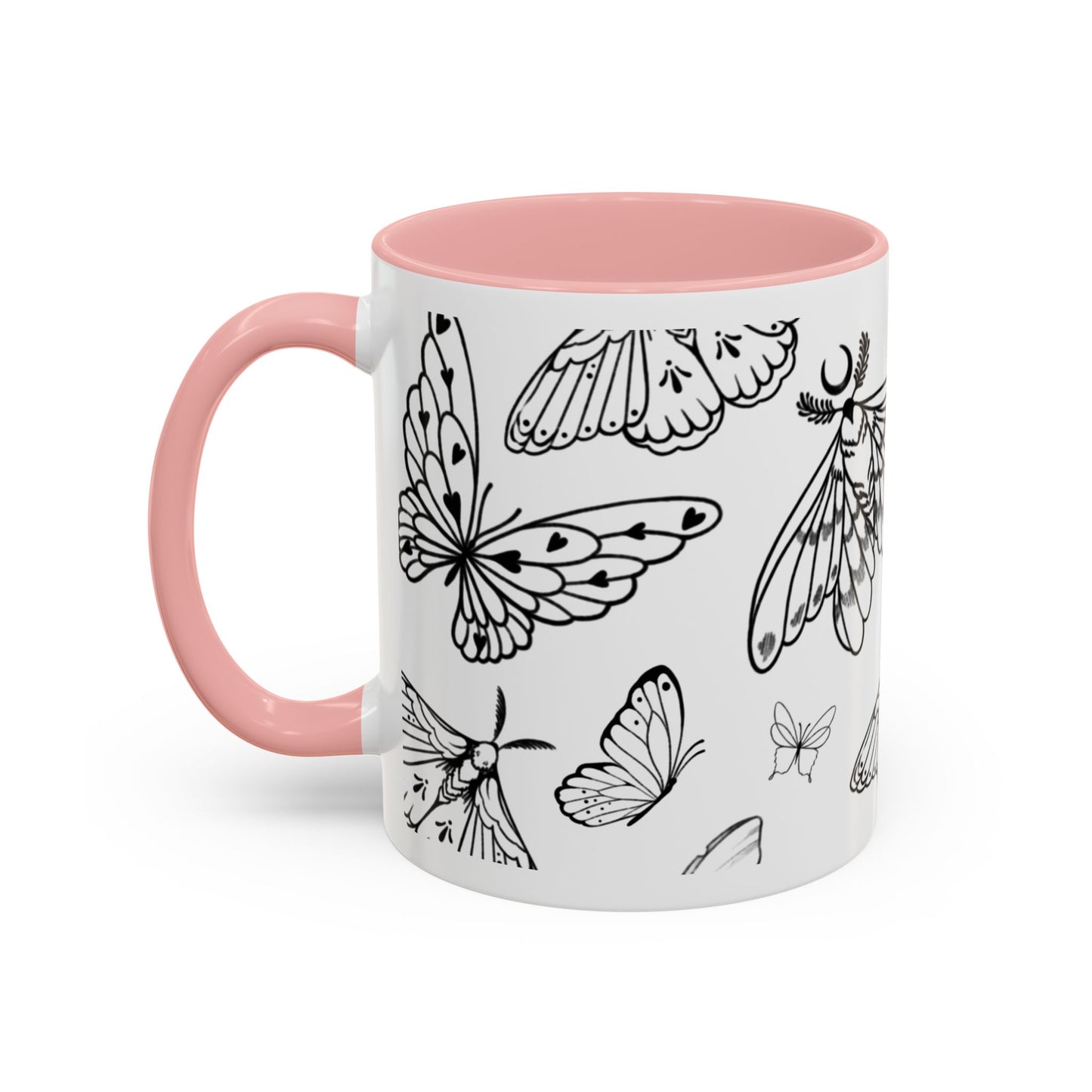 White Butterfly Mug