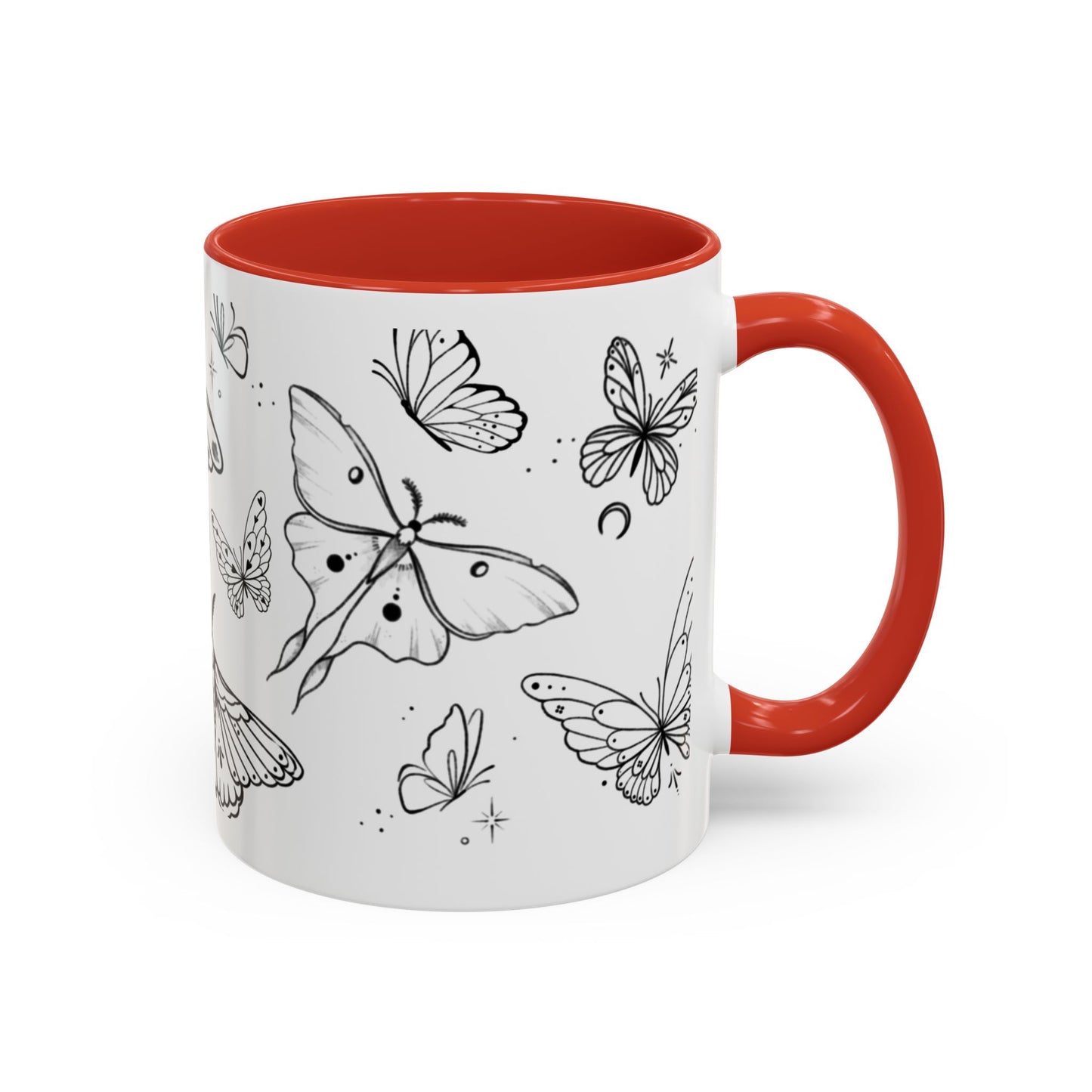 White Butterfly Mug