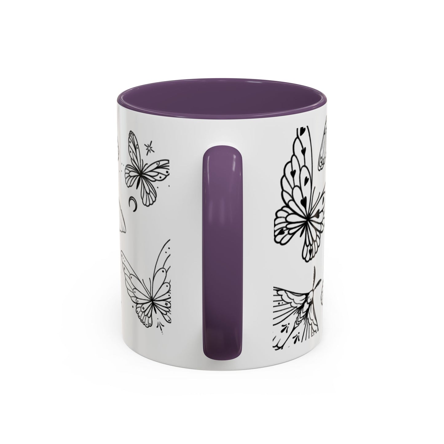 White Butterfly Mug