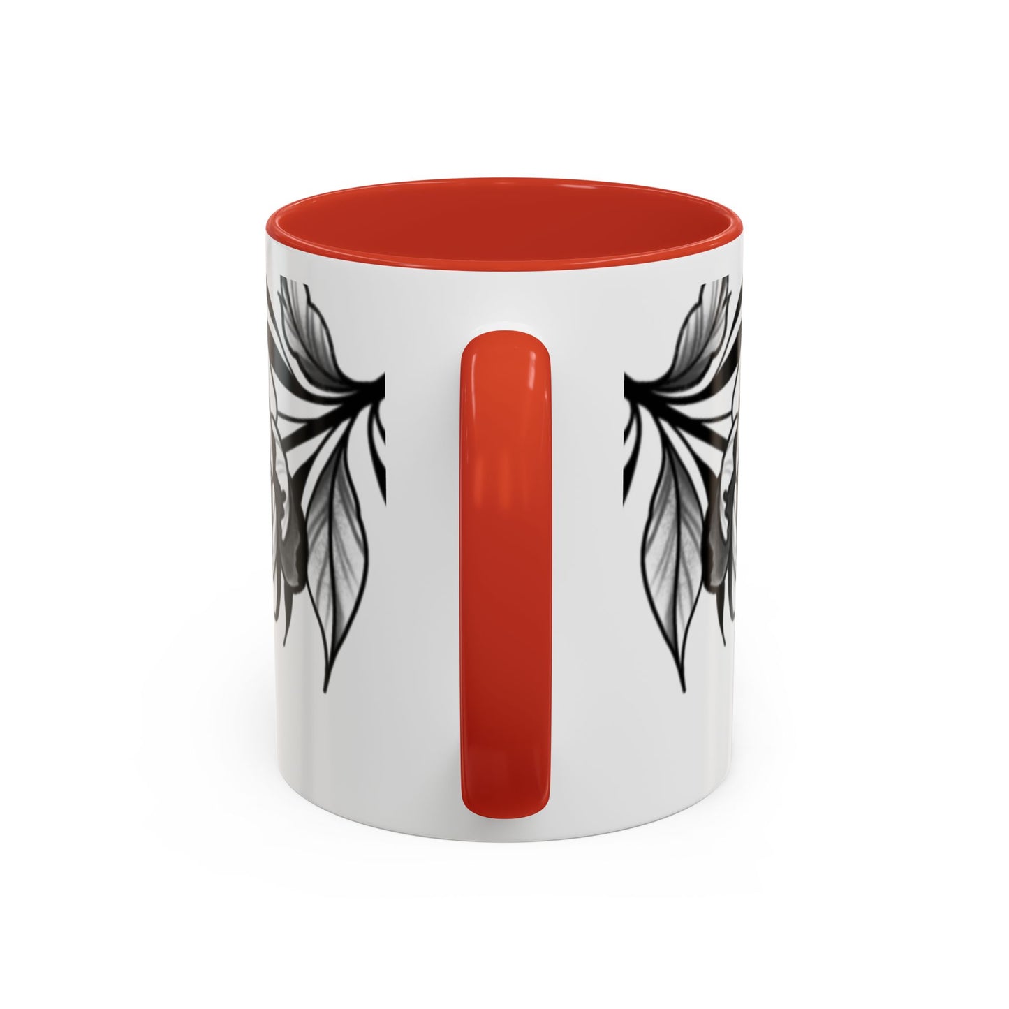 Flower mug (white background)