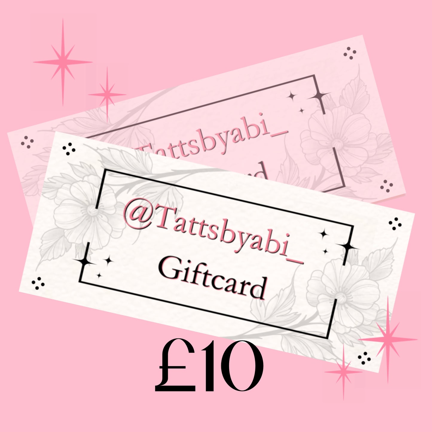 £10 Gift card (Physical copy posted)