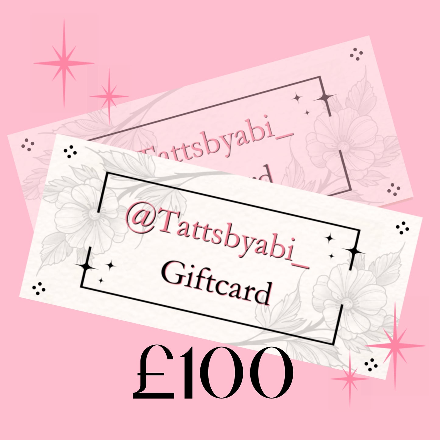 £100 Gift card (Physical copy posted)