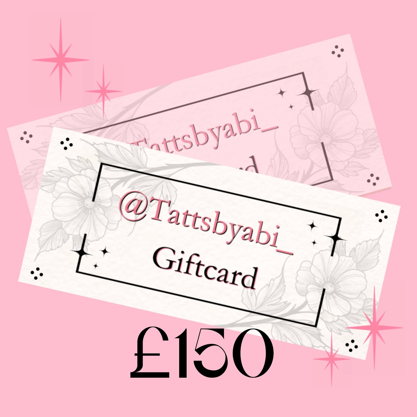 £150 Gift card (Physical copy posted)