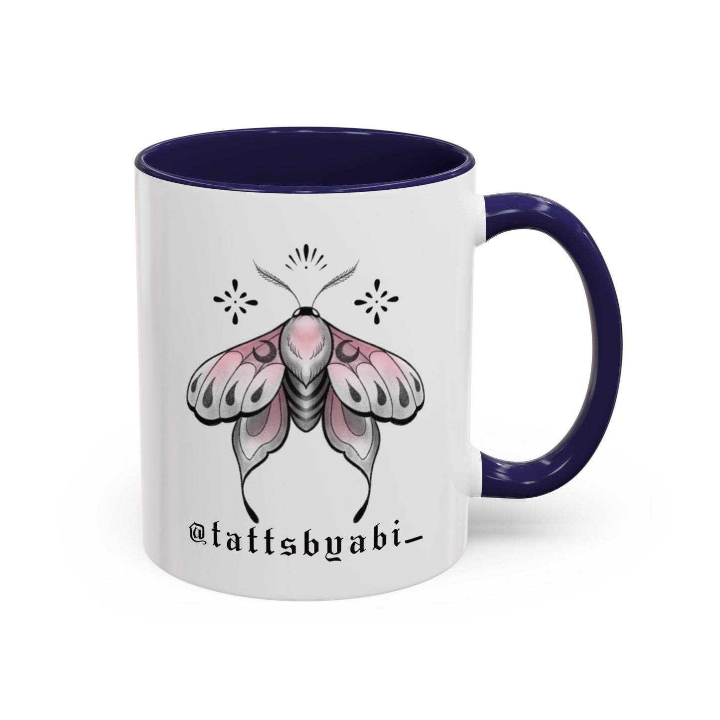 Pink Moth Mug