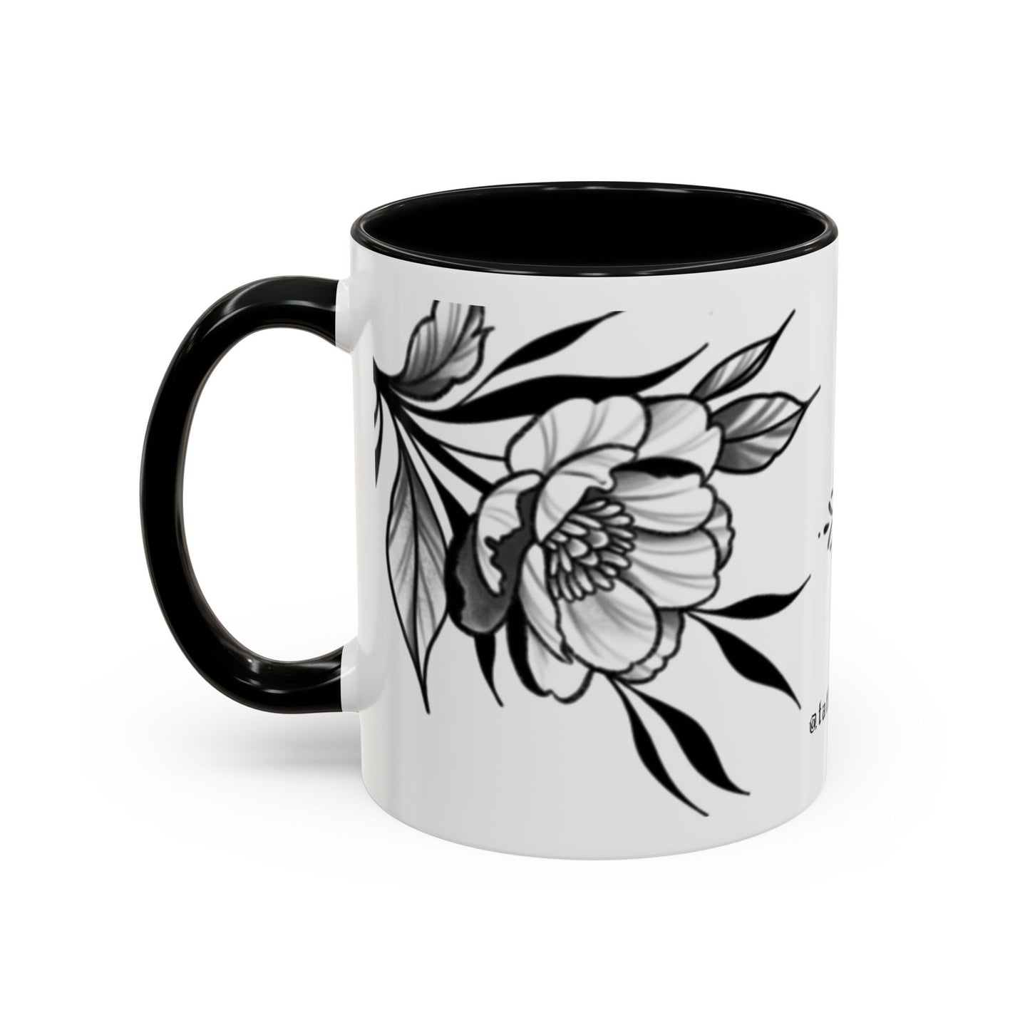 Flower mug (white background)