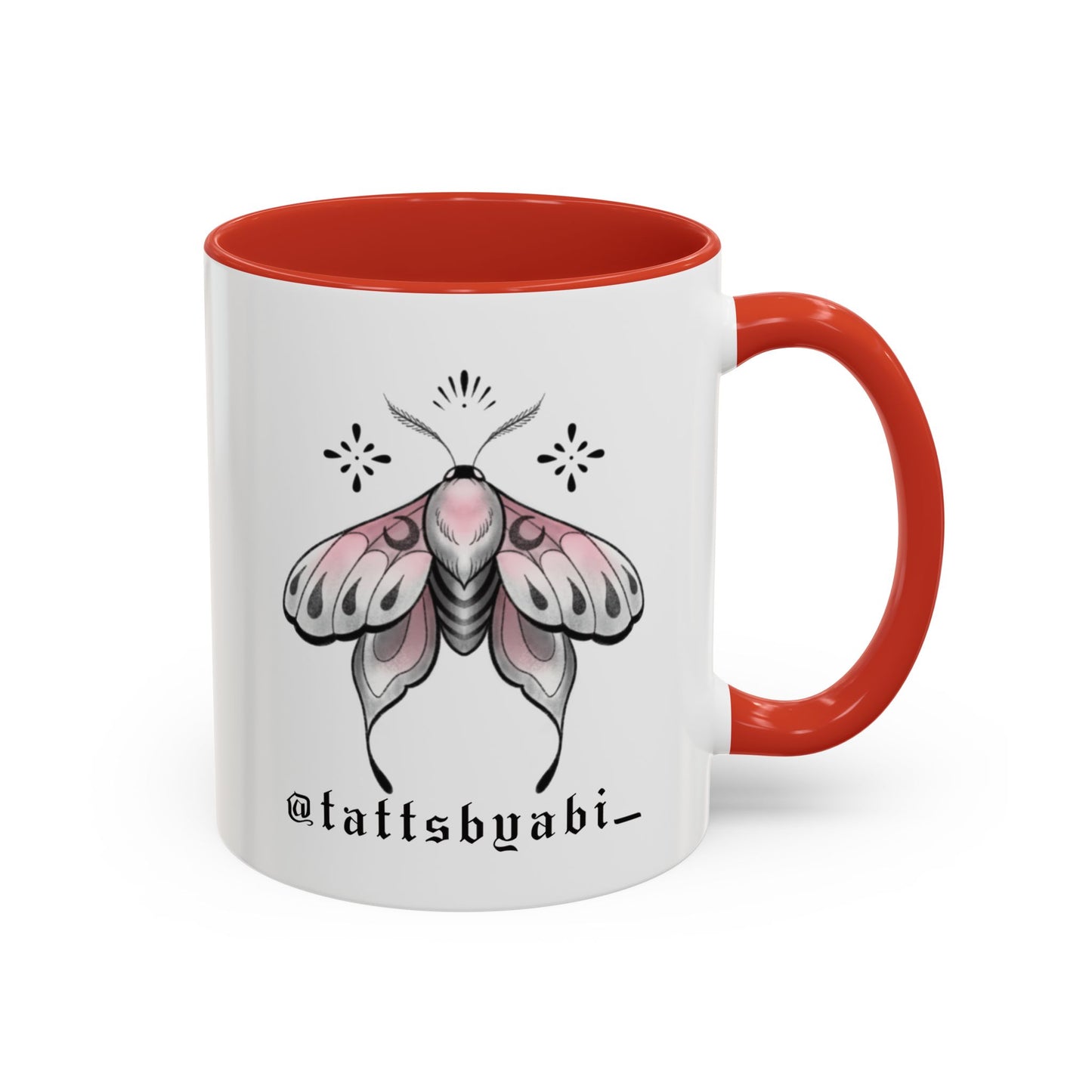 Pink Moth Mug