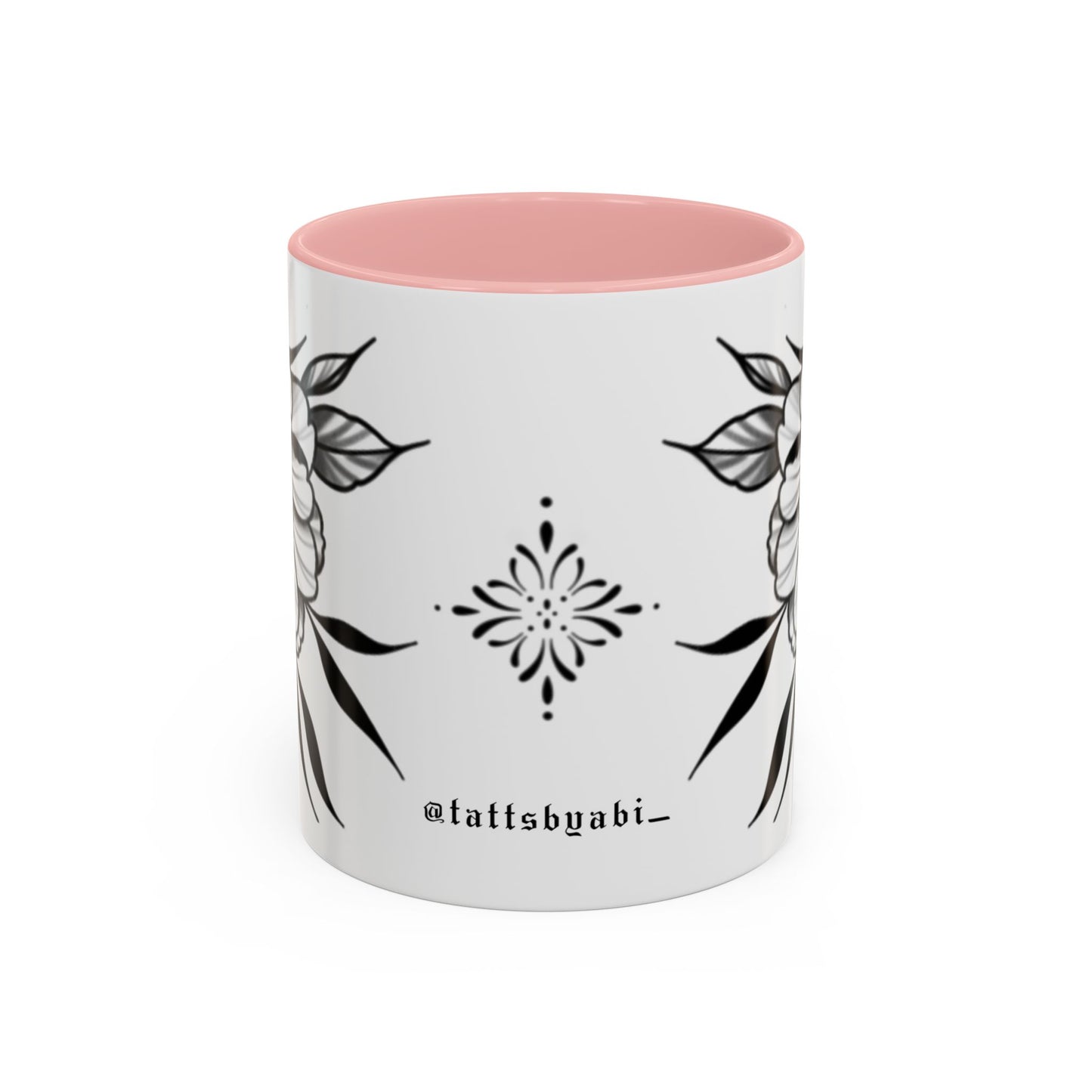 Flower mug (white background)