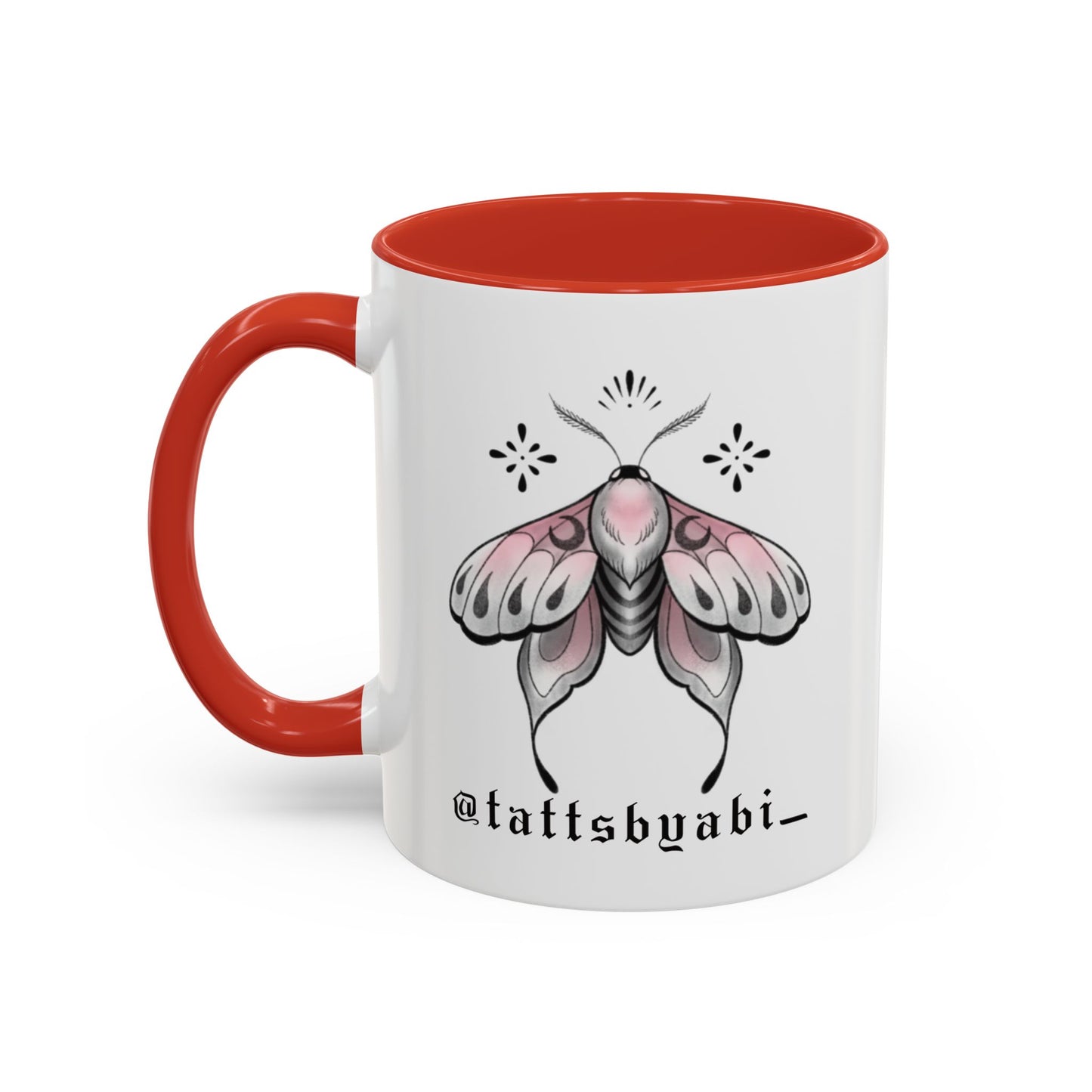 Pink Moth Mug