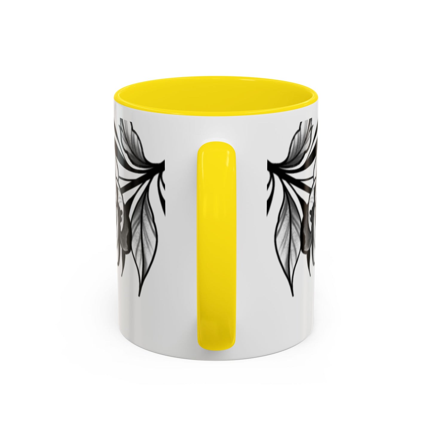 Flower mug (white background)