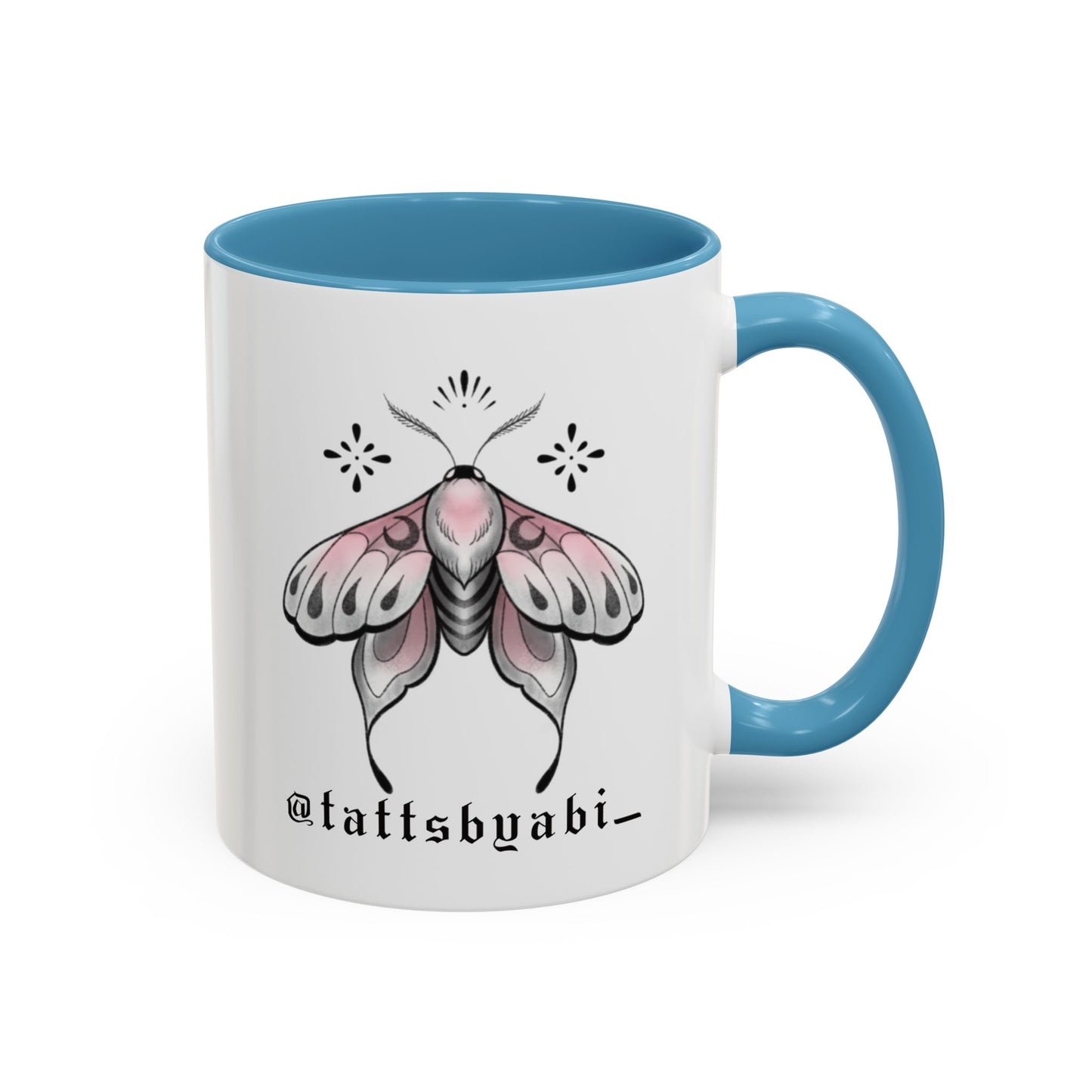 Pink Moth Mug