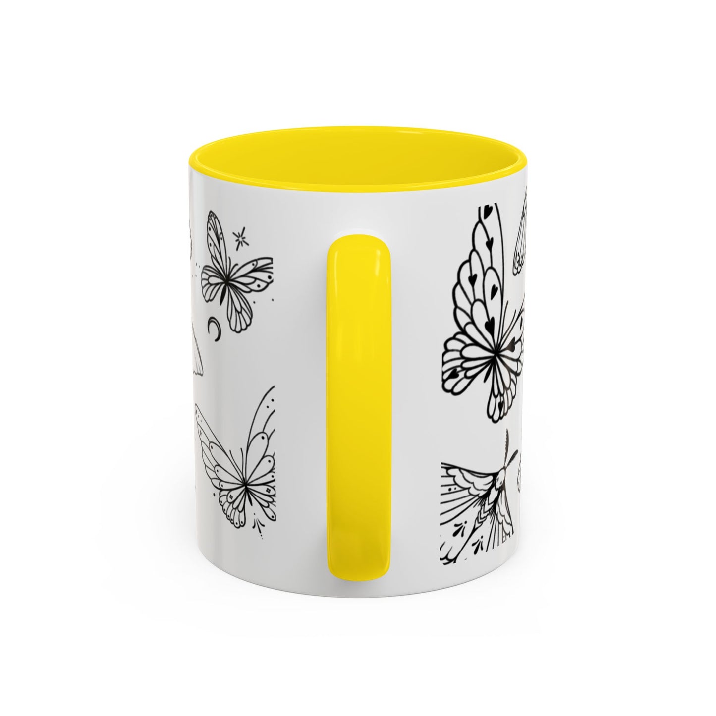White Butterfly Mug