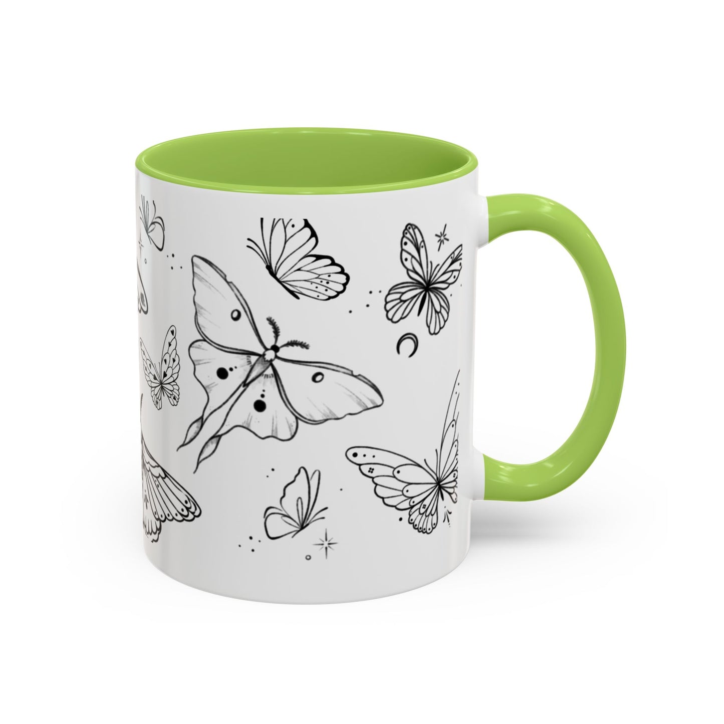 White Butterfly Mug