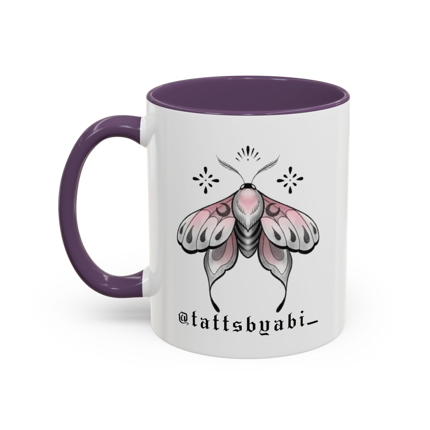 Pink Moth Mug