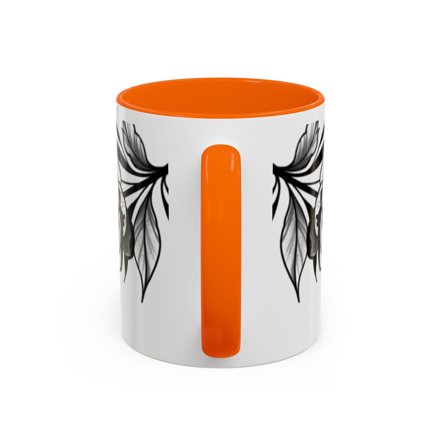 Flower mug (white background)