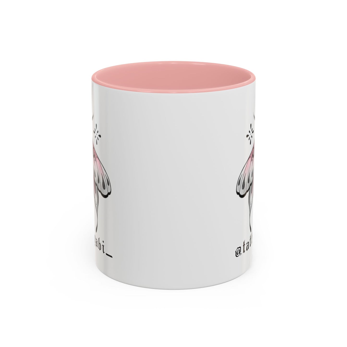 Pink Moth Mug