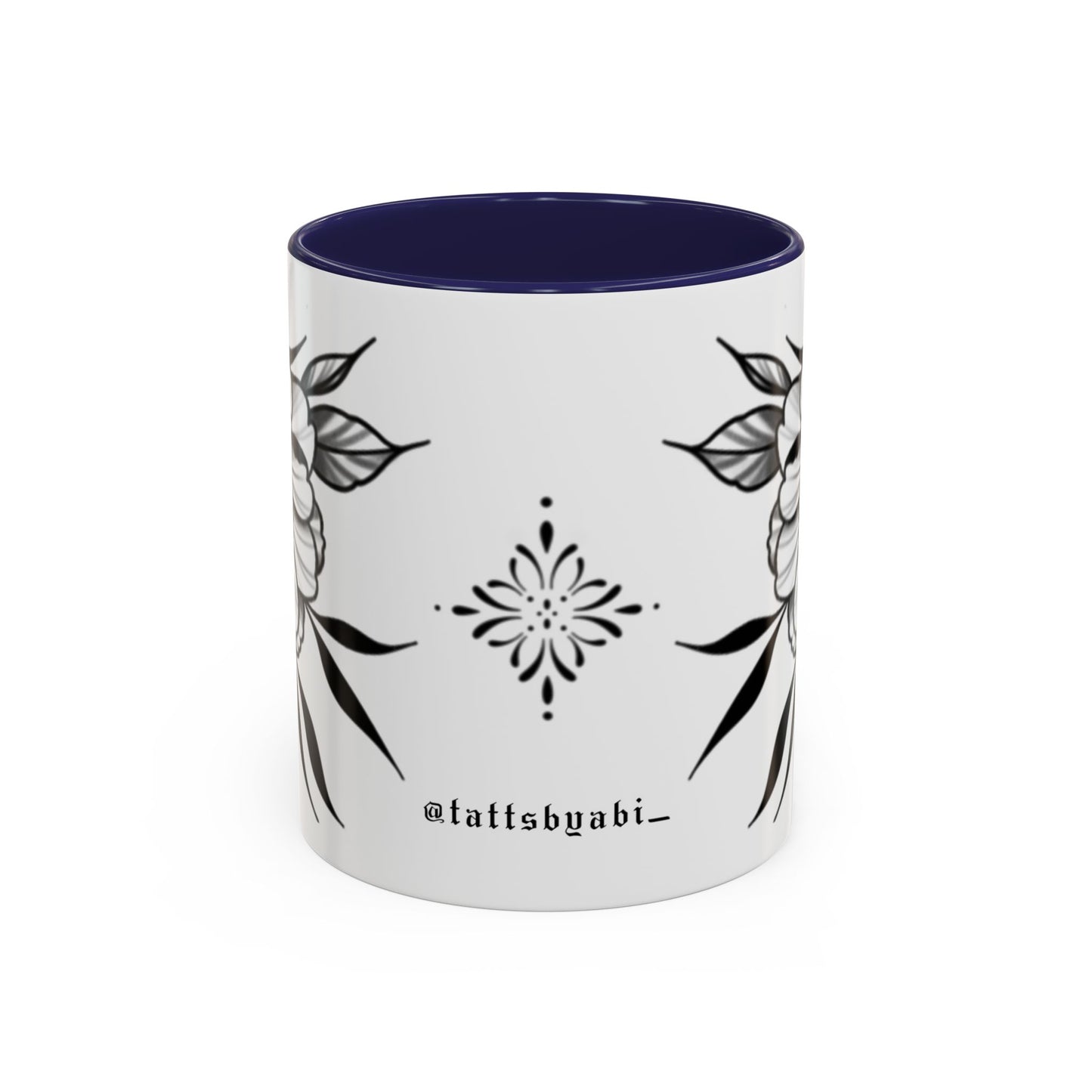 Flower mug (white background)