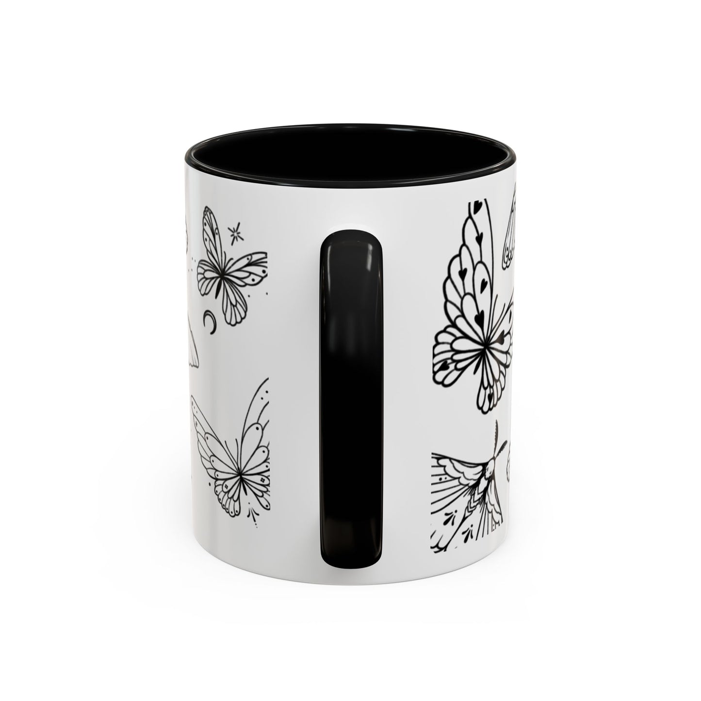 White Butterfly Mug