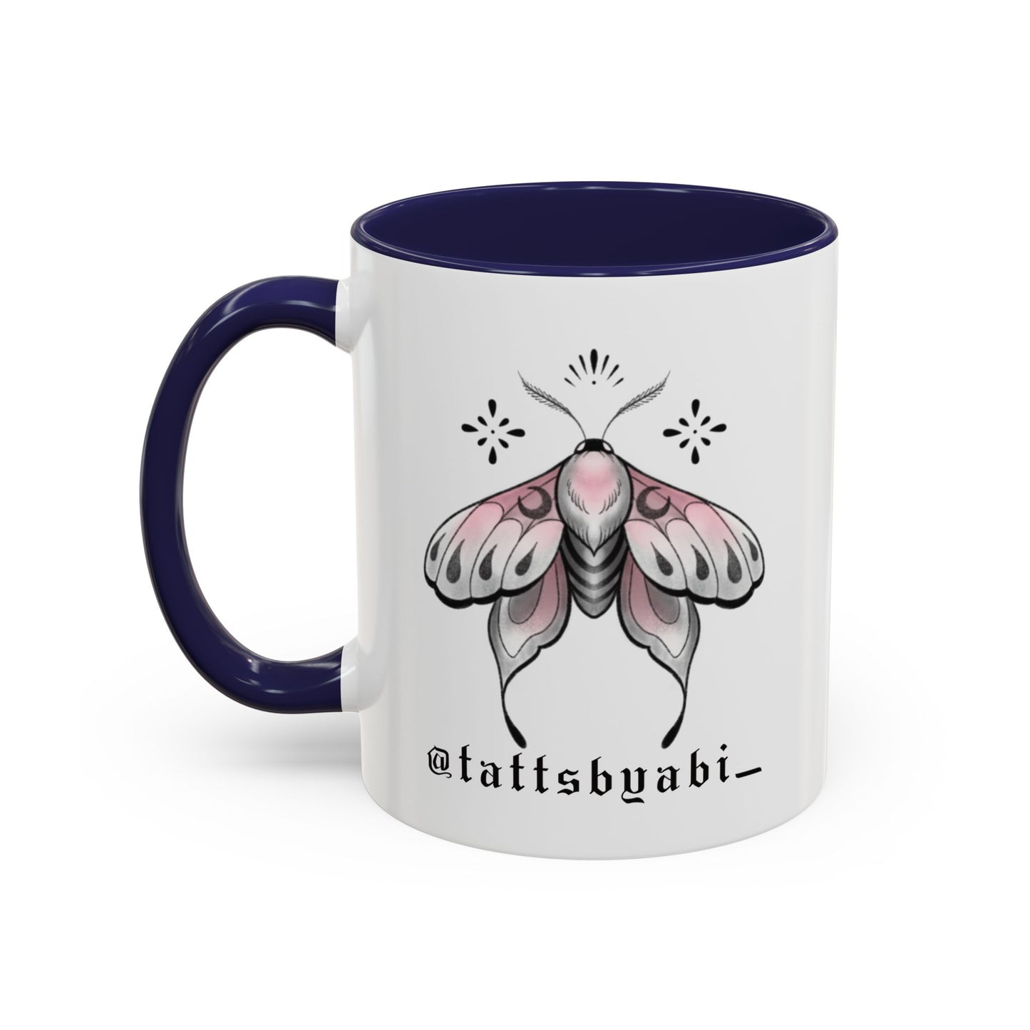 Pink Moth Mug