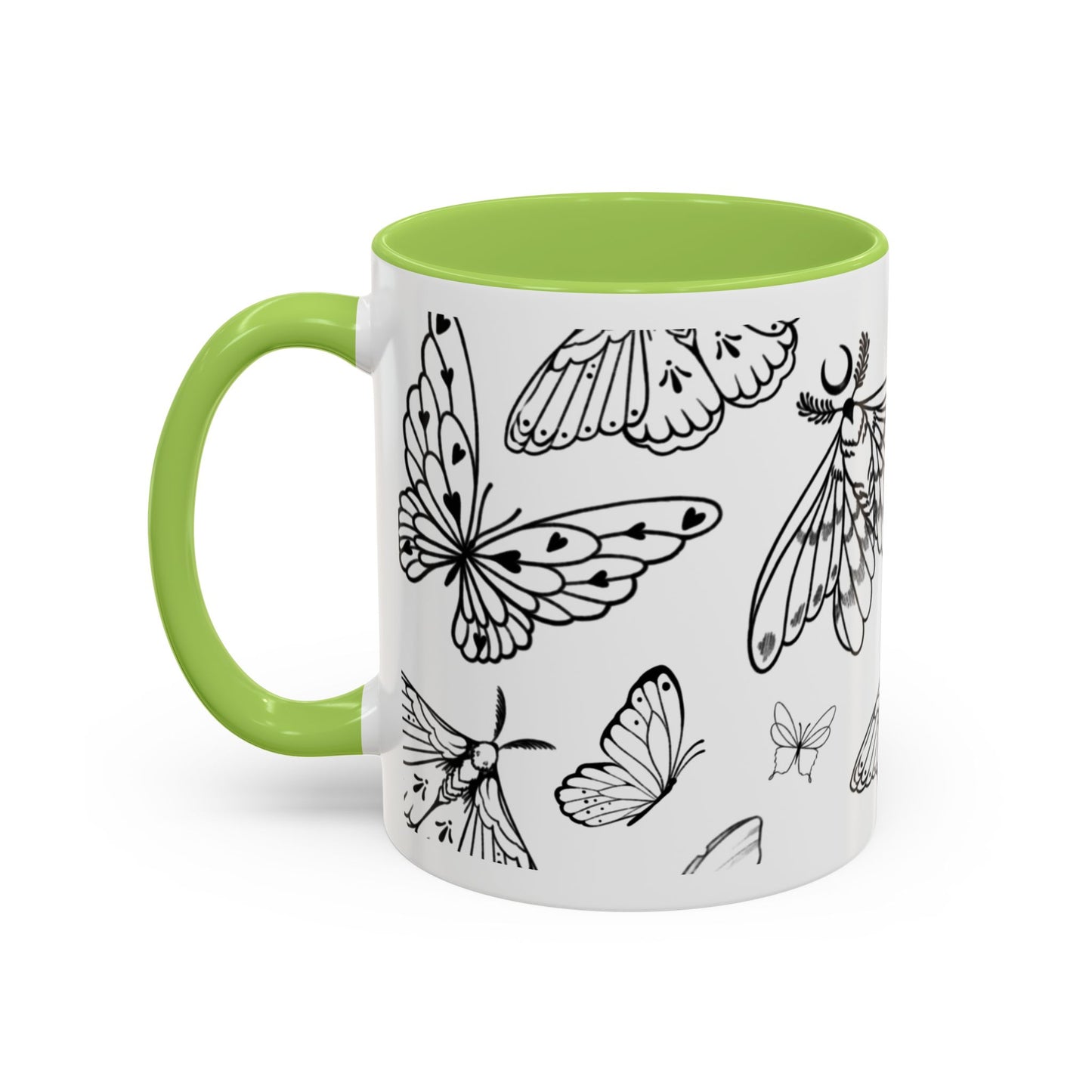 White Butterfly Mug