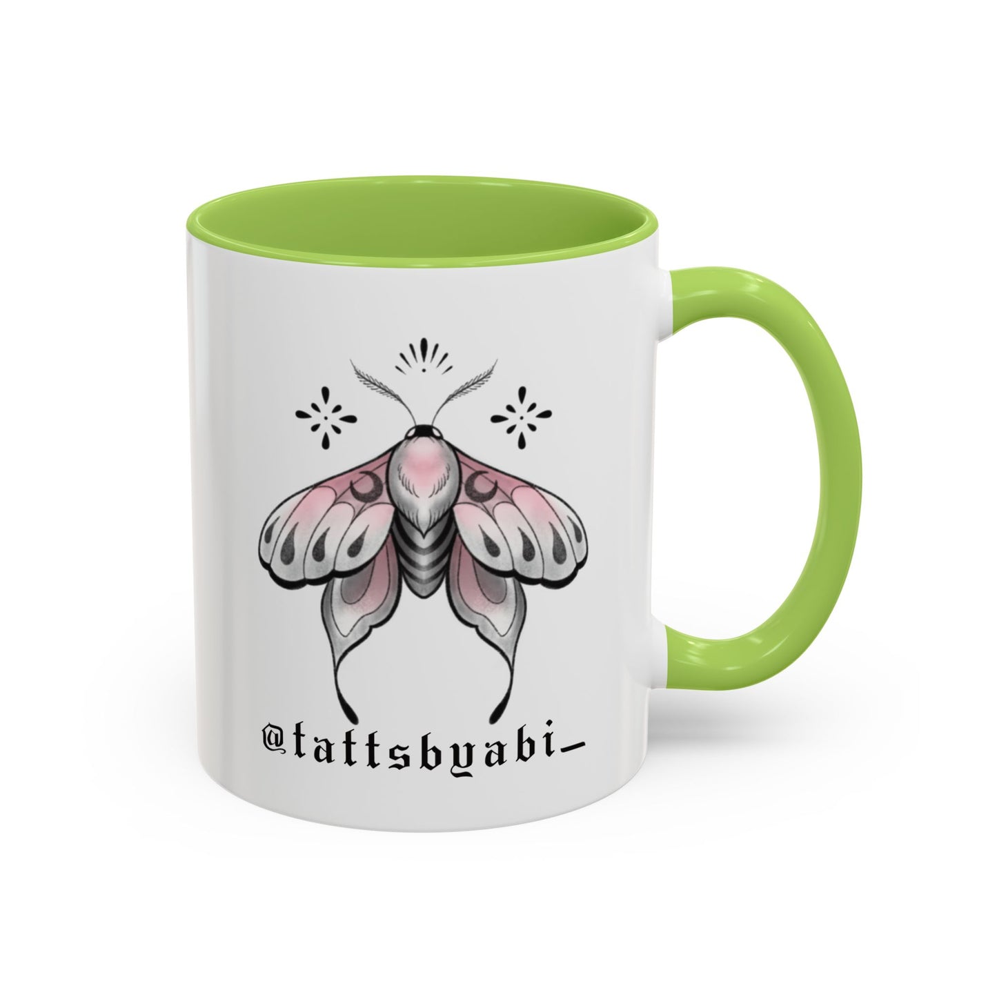 Pink Moth Mug