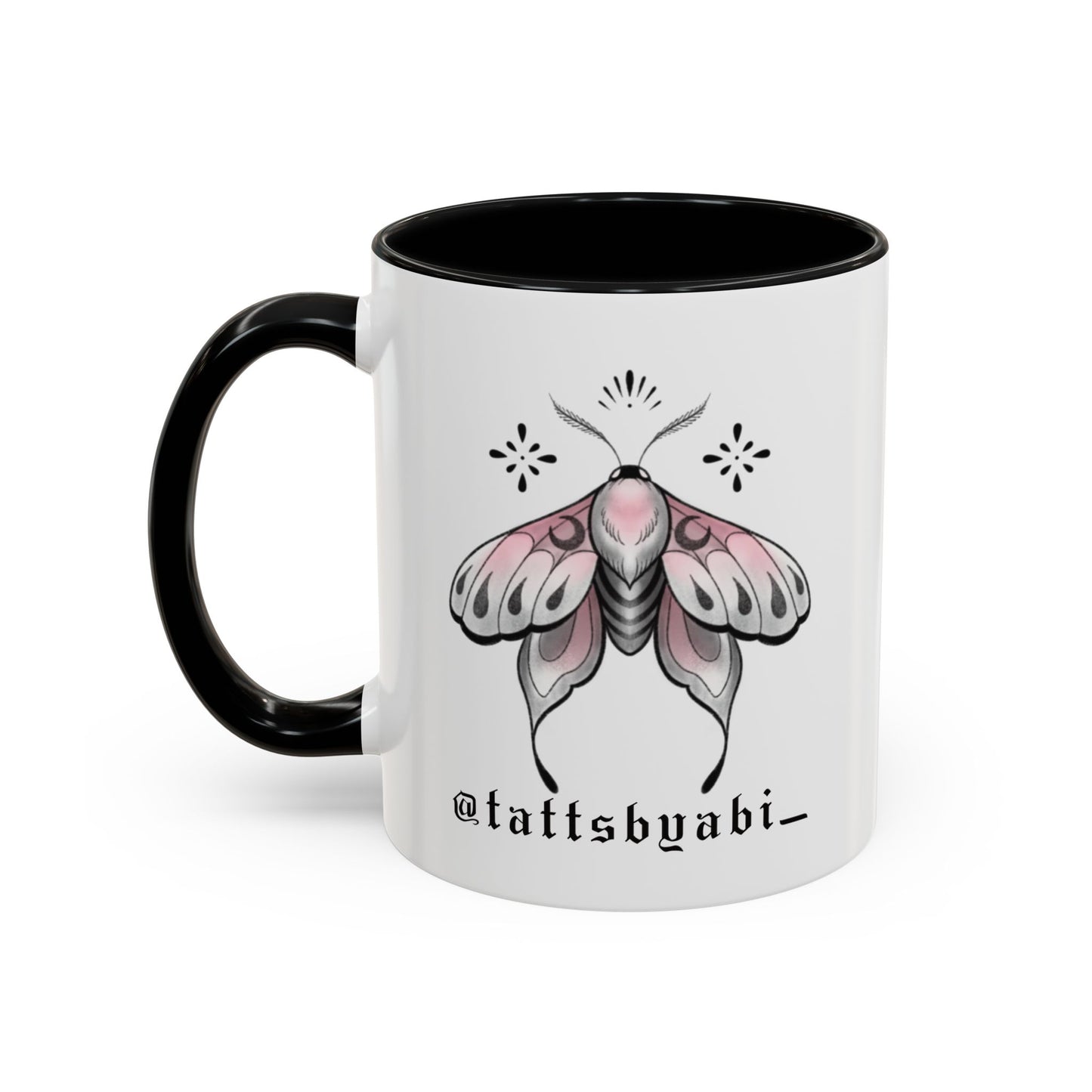 Pink Moth Mug