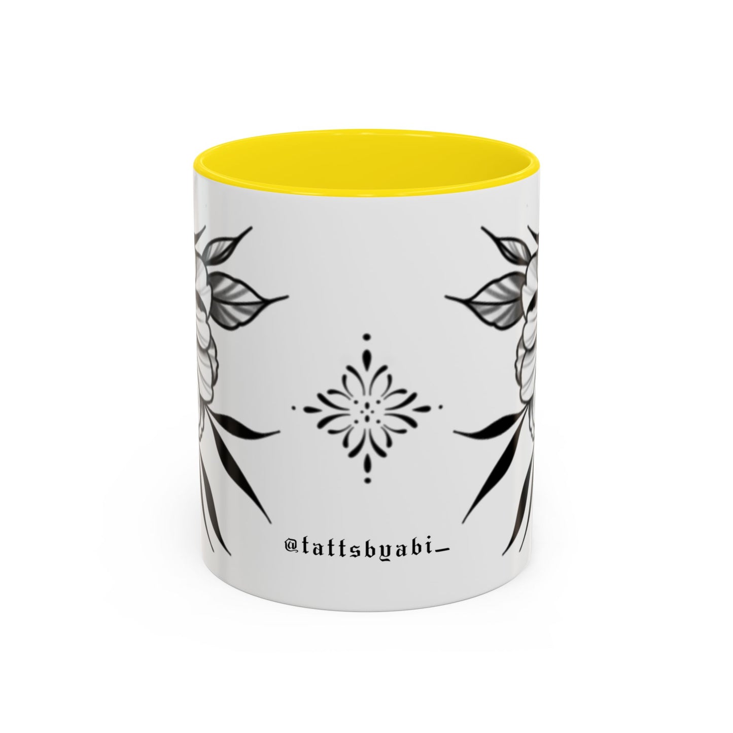 Flower mug (white background)