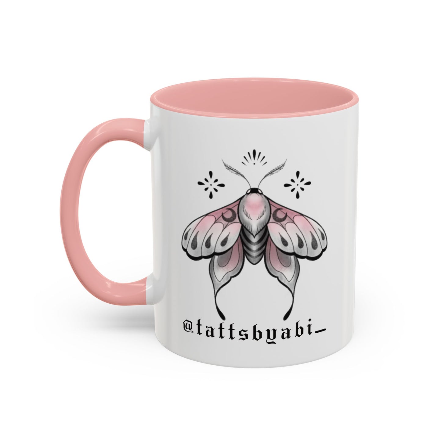 Pink Moth Mug