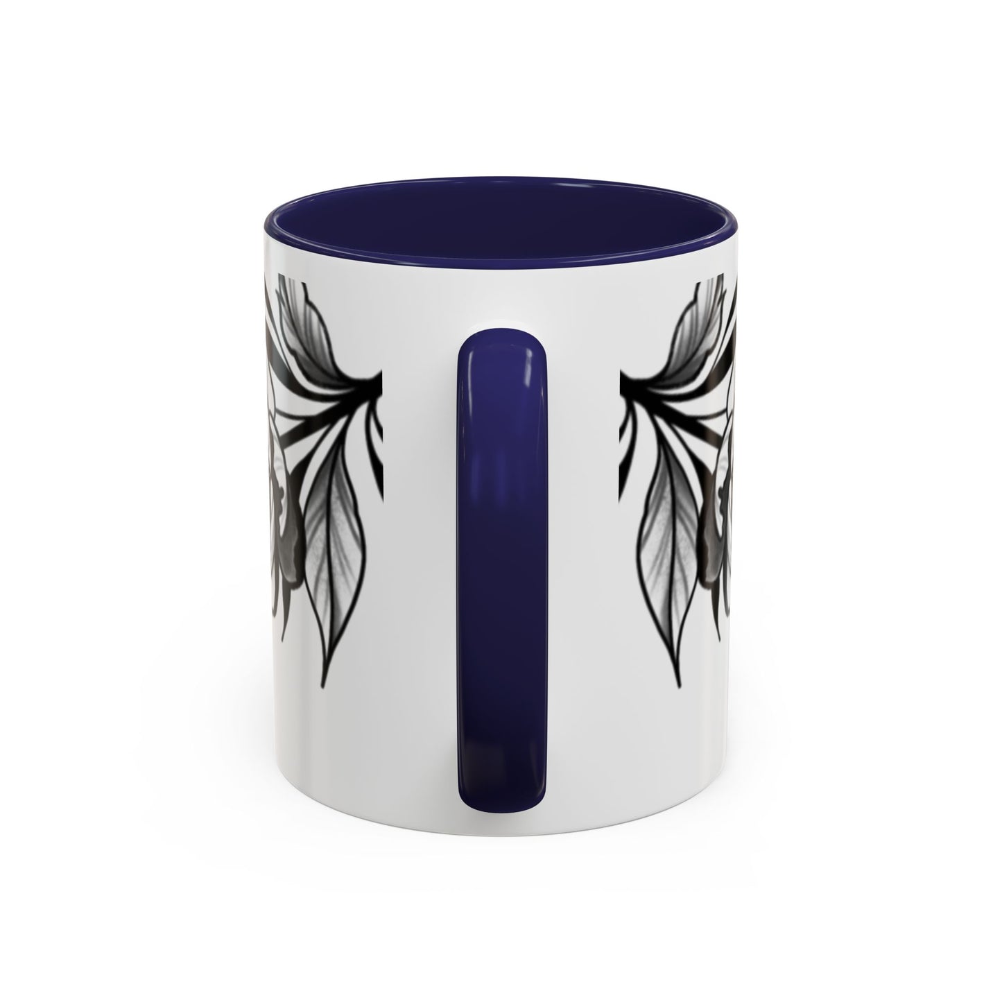Flower mug (white background)