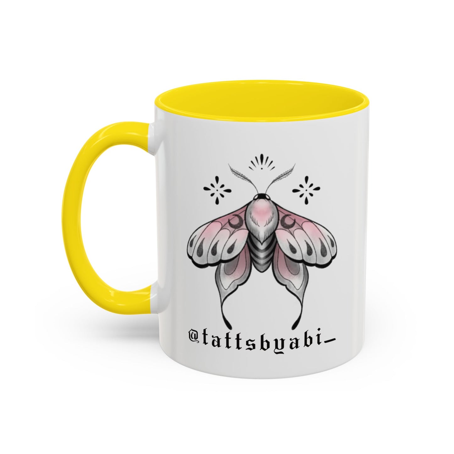 Pink Moth Mug