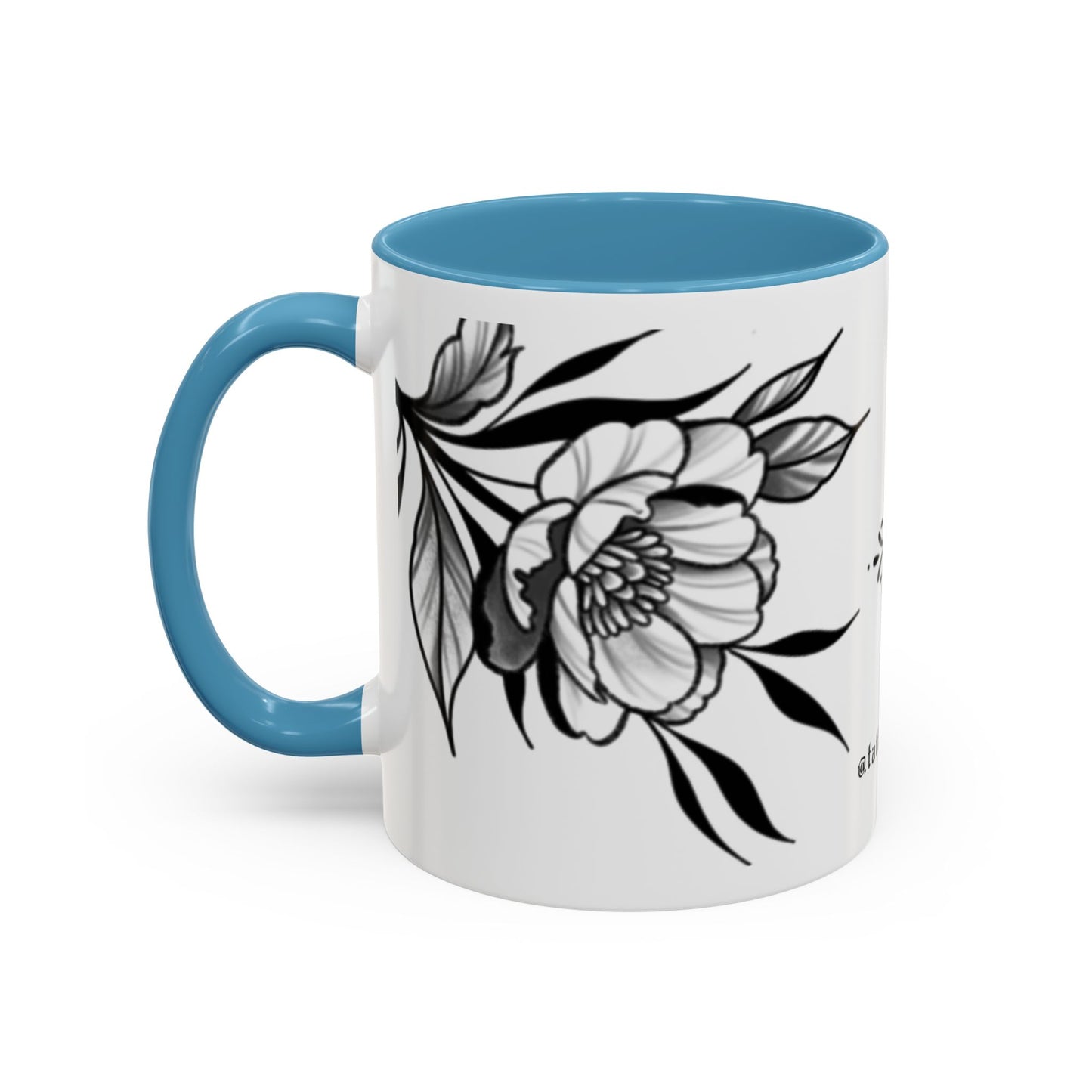 Flower mug (white background)
