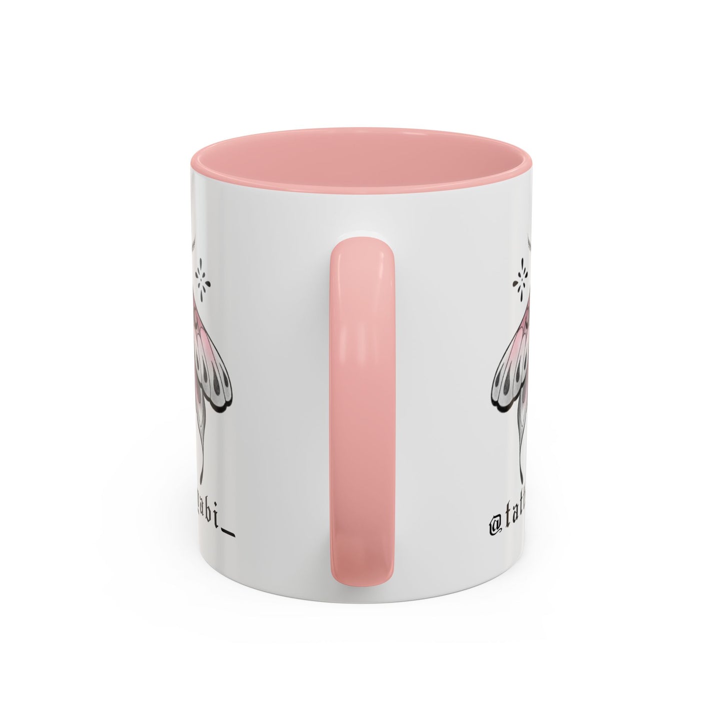 Pink Moth Mug