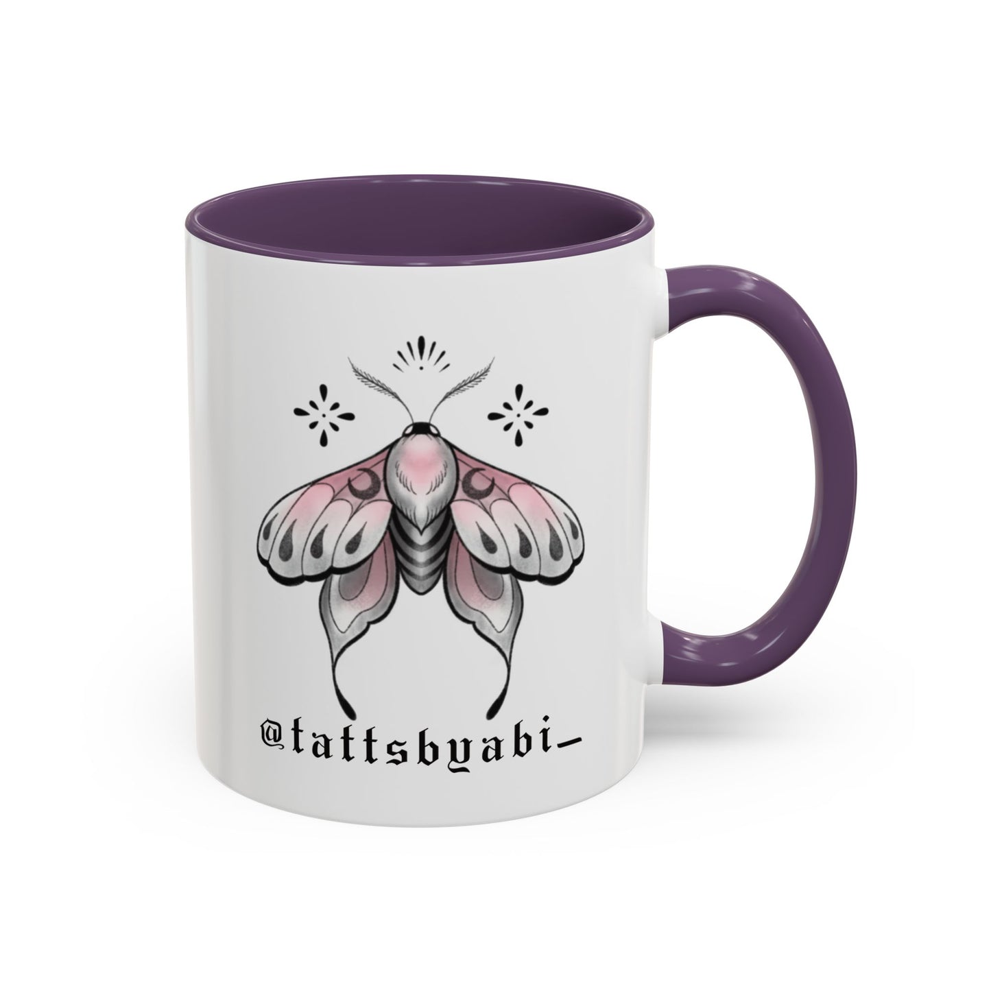 Pink Moth Mug