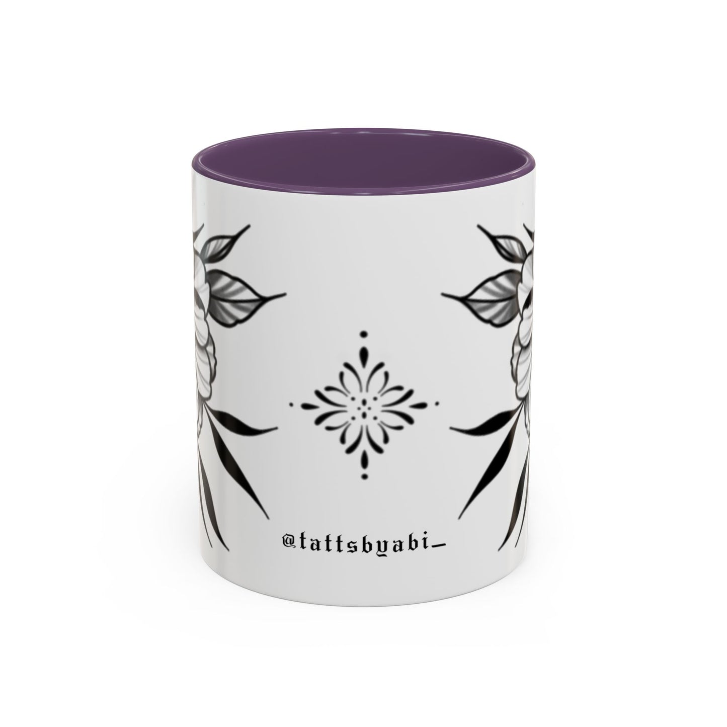 Flower mug (white background)